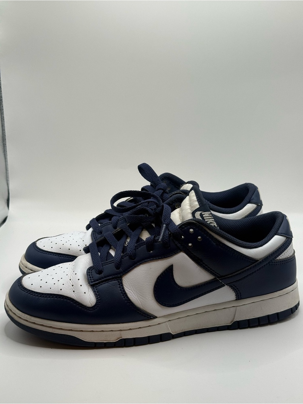 Nike Men’s Dunk Low Sneakers - Navy & White